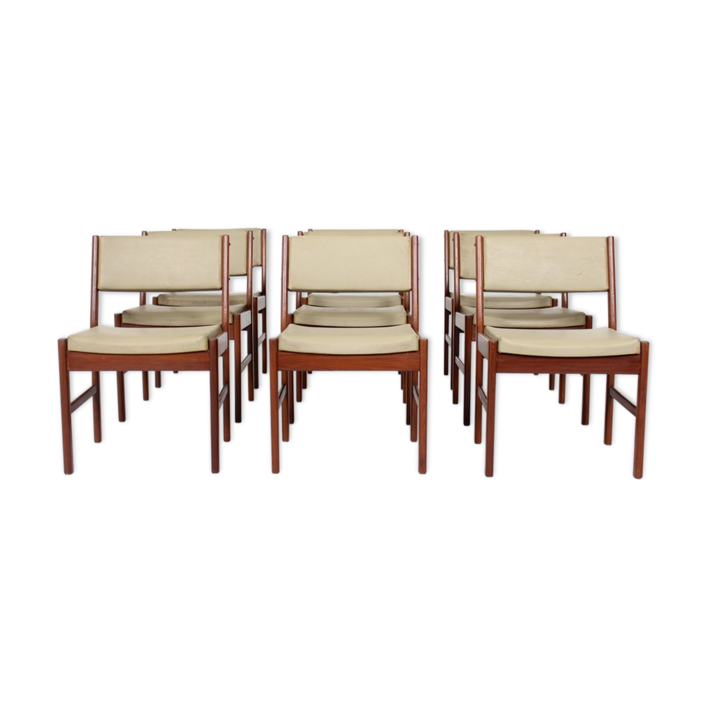 Vintage teak lounge chairs, Denmark, by MCM