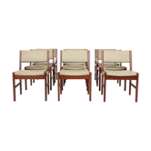 Chaises de Salon Vintage en Teck, Danemark, par Mcm