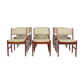 Vintage teak lounge chairs, Denmark, by MCM