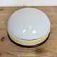 Industrial Bakelite Wall or Ceiling Light with Milk Glass, 1950s