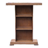 Vintage wooden furniture, wooden console, altar, end table, desk