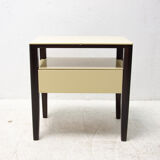Modernist side or bedside table, Czechoslovakia, 1960s