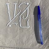 New pure linen sheet embroidered with VC day scale