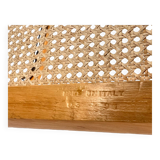 Tubular Frame and Cane Cantilever Dining Chair, Italy, 1970s