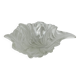 Vintage glass leaf salad bowl or fruit bowl