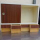 1970 plastic medicine cabinet 3 tones flair style