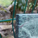 Table basse ancien avec plateau marbre vintage