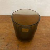 Série de 6 verres à whisky Luminarc verre moulé fumé vintage