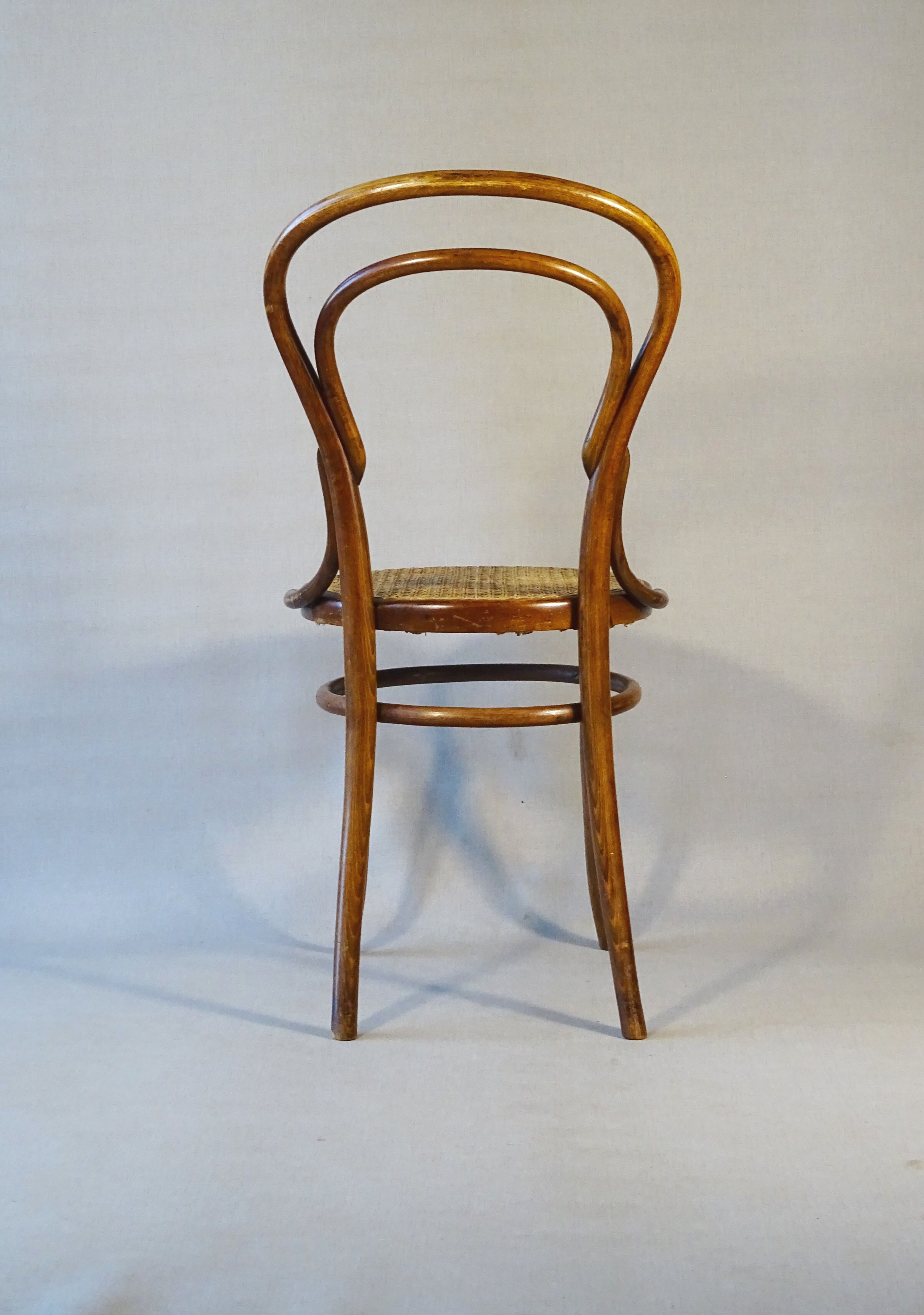 Bistro chair N°14 new canework, KOHN 1890