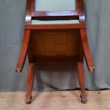 Mahogany consulate chair