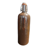 Bouteille en grès vernissé XXème