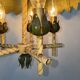 Florentine style chandelier Hollywood Regency 1960s