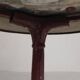 Bistro table with cast iron legs and marble top, 1920s.