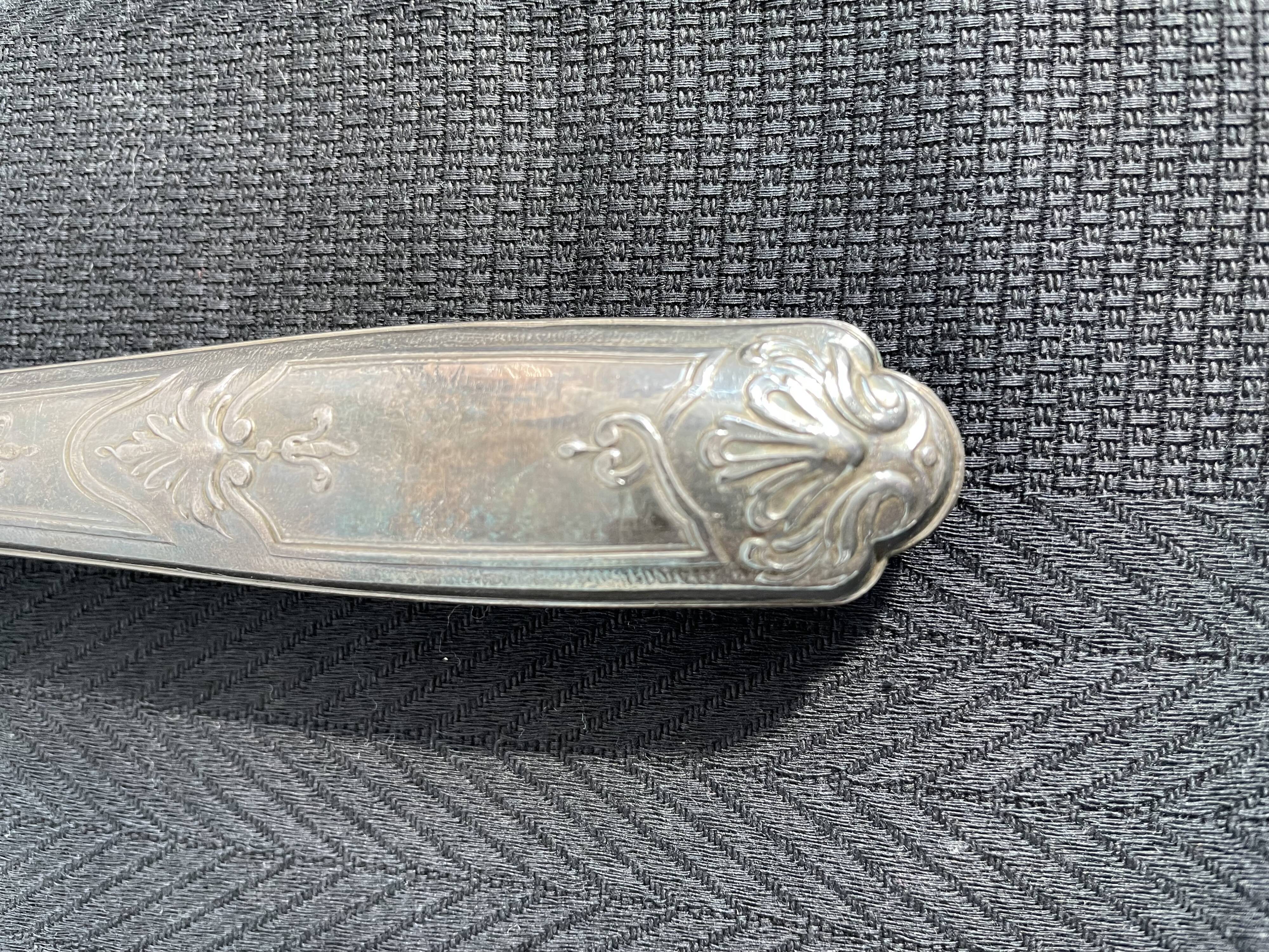 Covered with fish service, stuffed silver, Ivorian, France