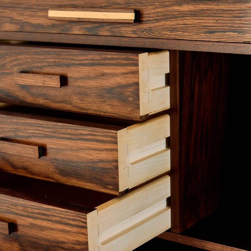 Rosewood Bureau Desk by Gunnar Falsig, 1960s