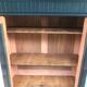 Black library showcase Napoleon cabinet of curiosities dresser