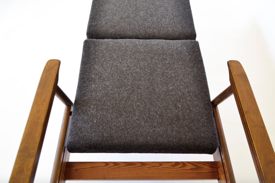 Convertible armchair by V. E. Cukermanienė for Vilniaus Baldų Kombinatas, 1964