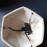Plant holder, hanging planter from the 50s in glazed stoneware