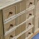 Large coastal rattan and bamboo sideboard credenza, 1980s
