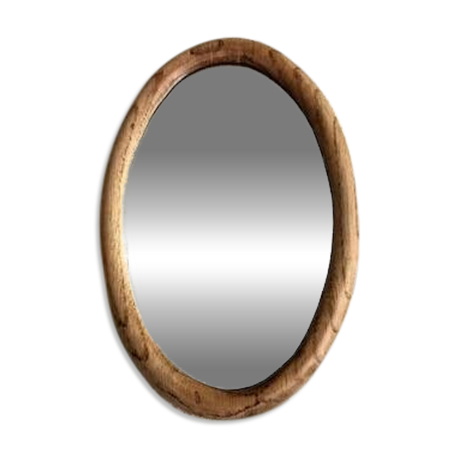 Antique wooden mirror