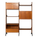 Vintage 20thc italian modular teak wall cabinet c.1960