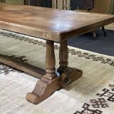 1950s oak monastery table