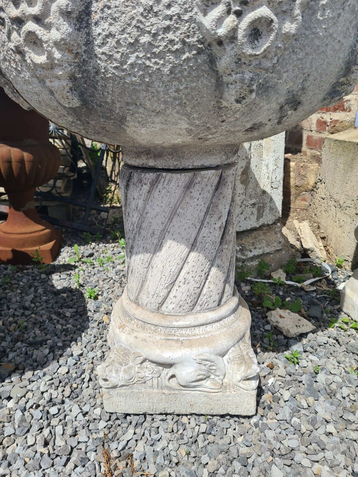 Medici vase in reconstituted stone