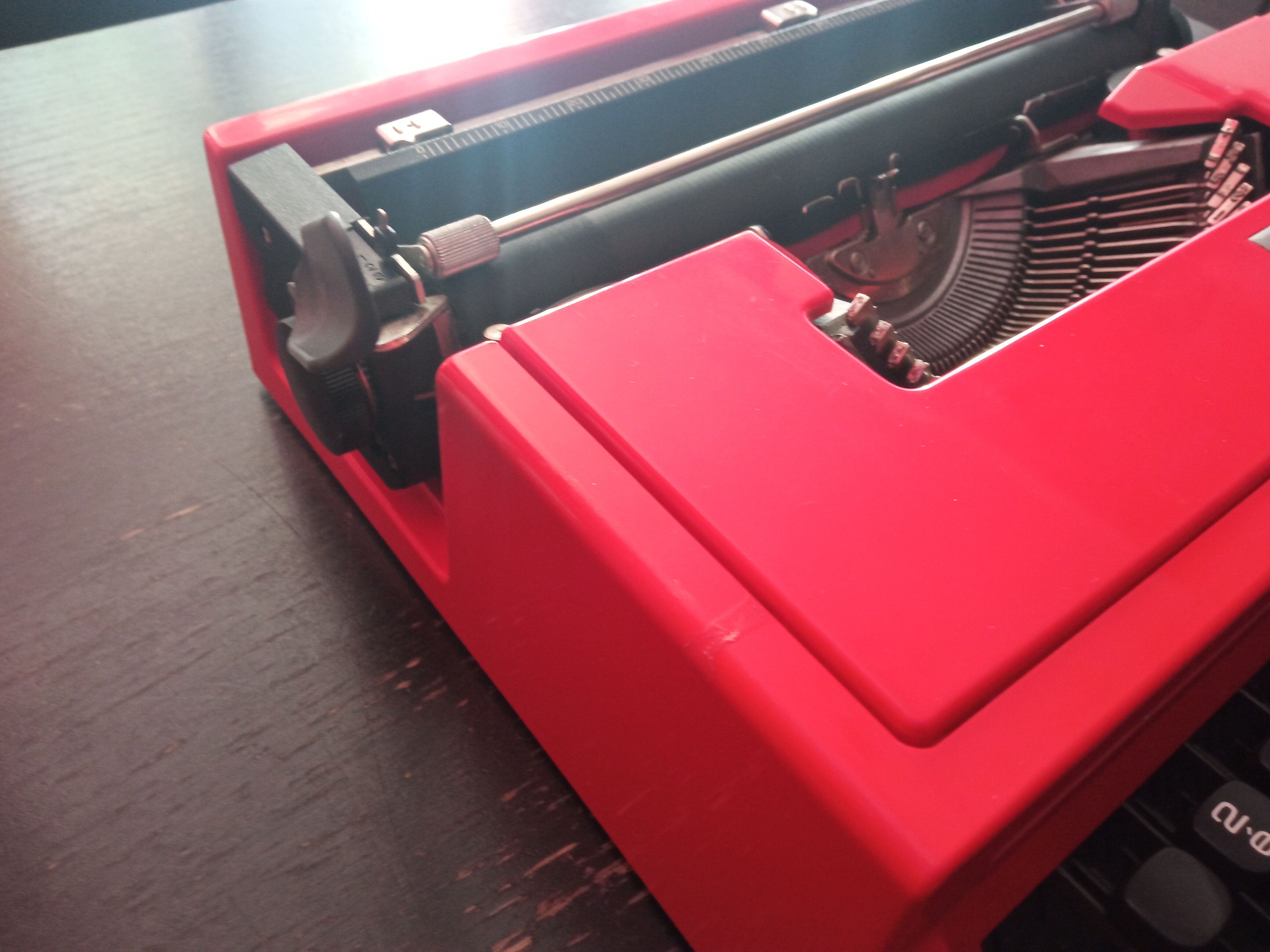 Oxford S Red Typewriter