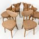 Dining Chairs, No 124 By H & J Kurmanowicz, Poland, 1950’S, Set of 6