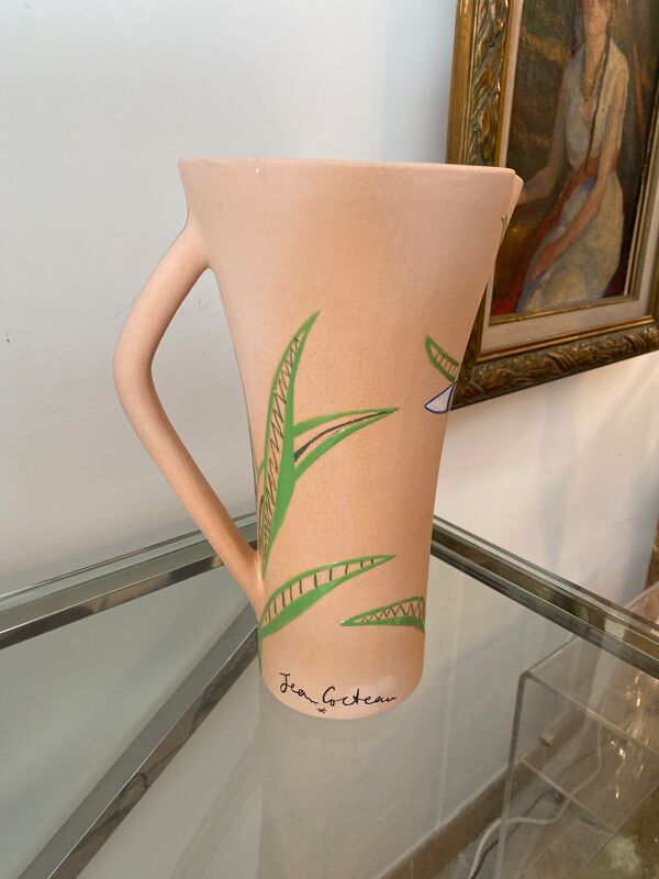 Vase Jean Cocteau L'homme Fleur