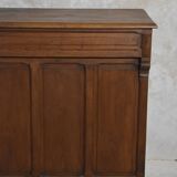 Old solid oak counter shop checkout
