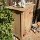 Superb rustic oak jam cupboard of top quality!!