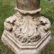 Holy water font on stone column (17th century)