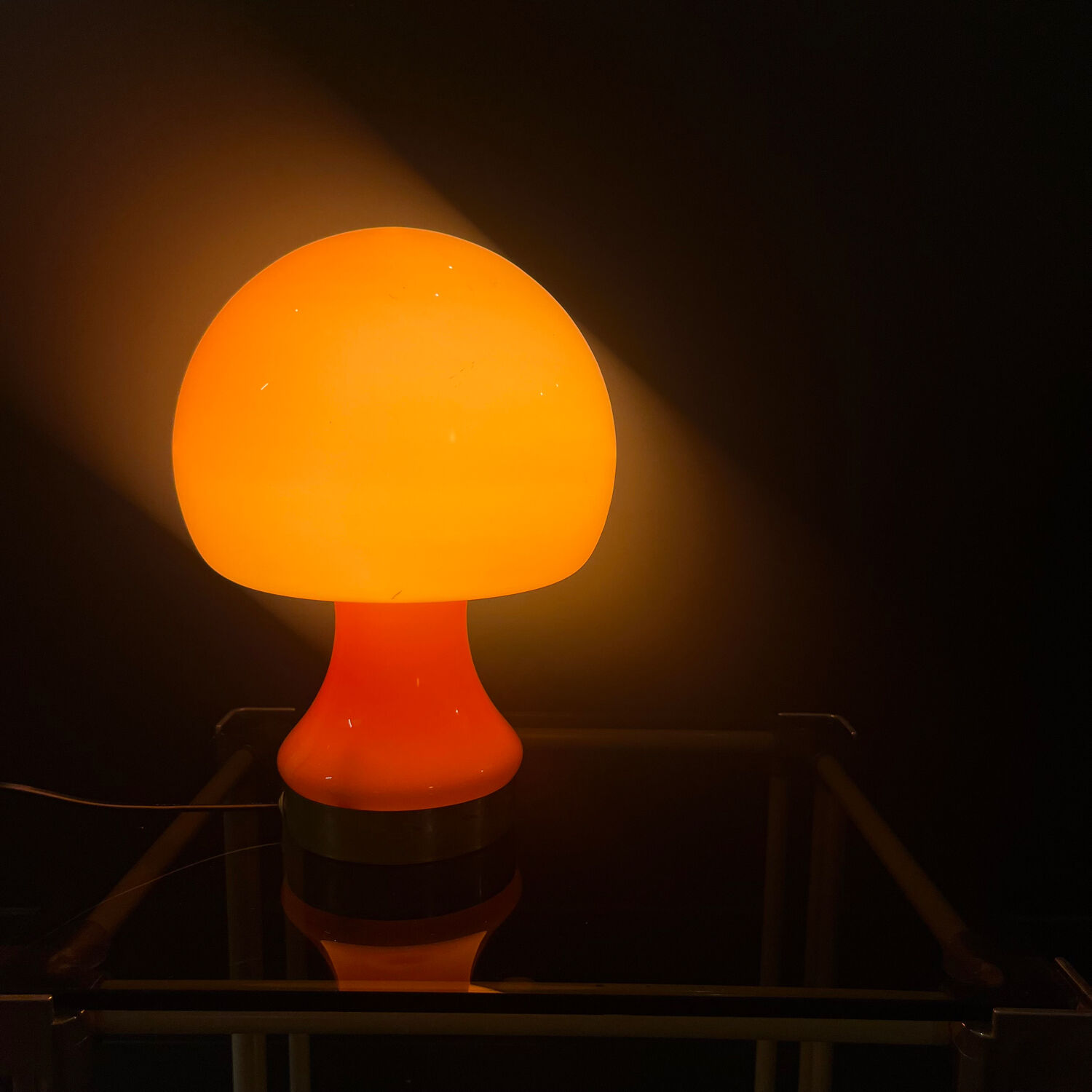 Vintage mushroom lamp