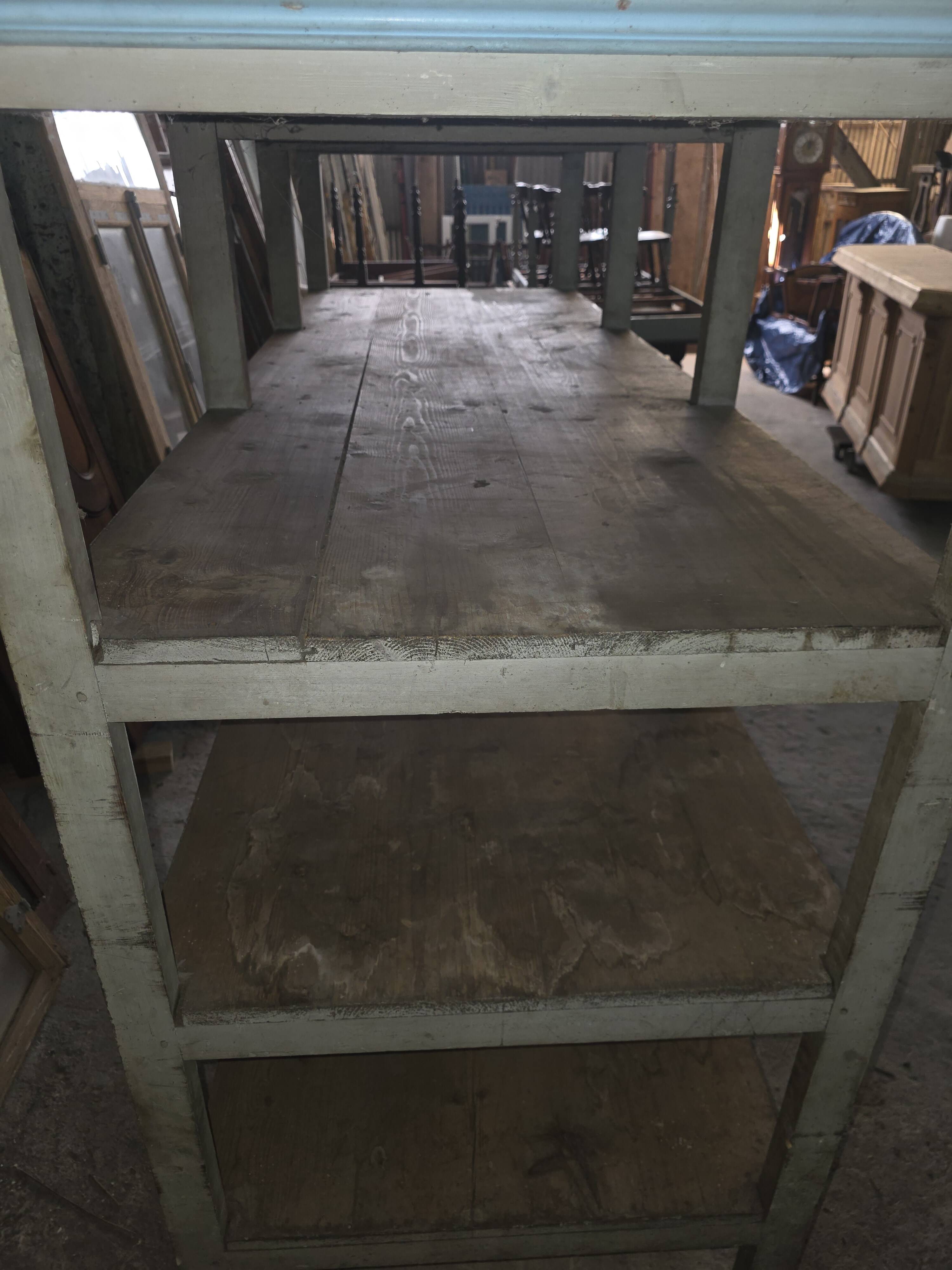 Old shop bookshelf