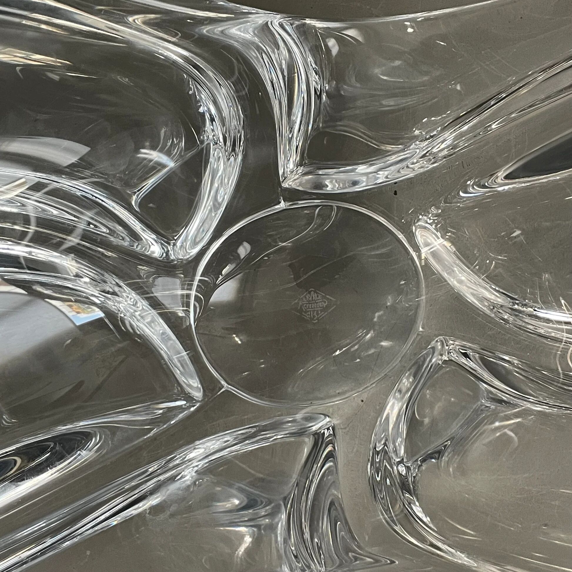 Crystal fruit bowl from Vannes
