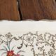 Porcelain cake dish France Emaux de Limoges. Central motif "bird".