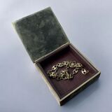 Abalone shell vanity box, alpaca & wood, Mexico, circa 1980