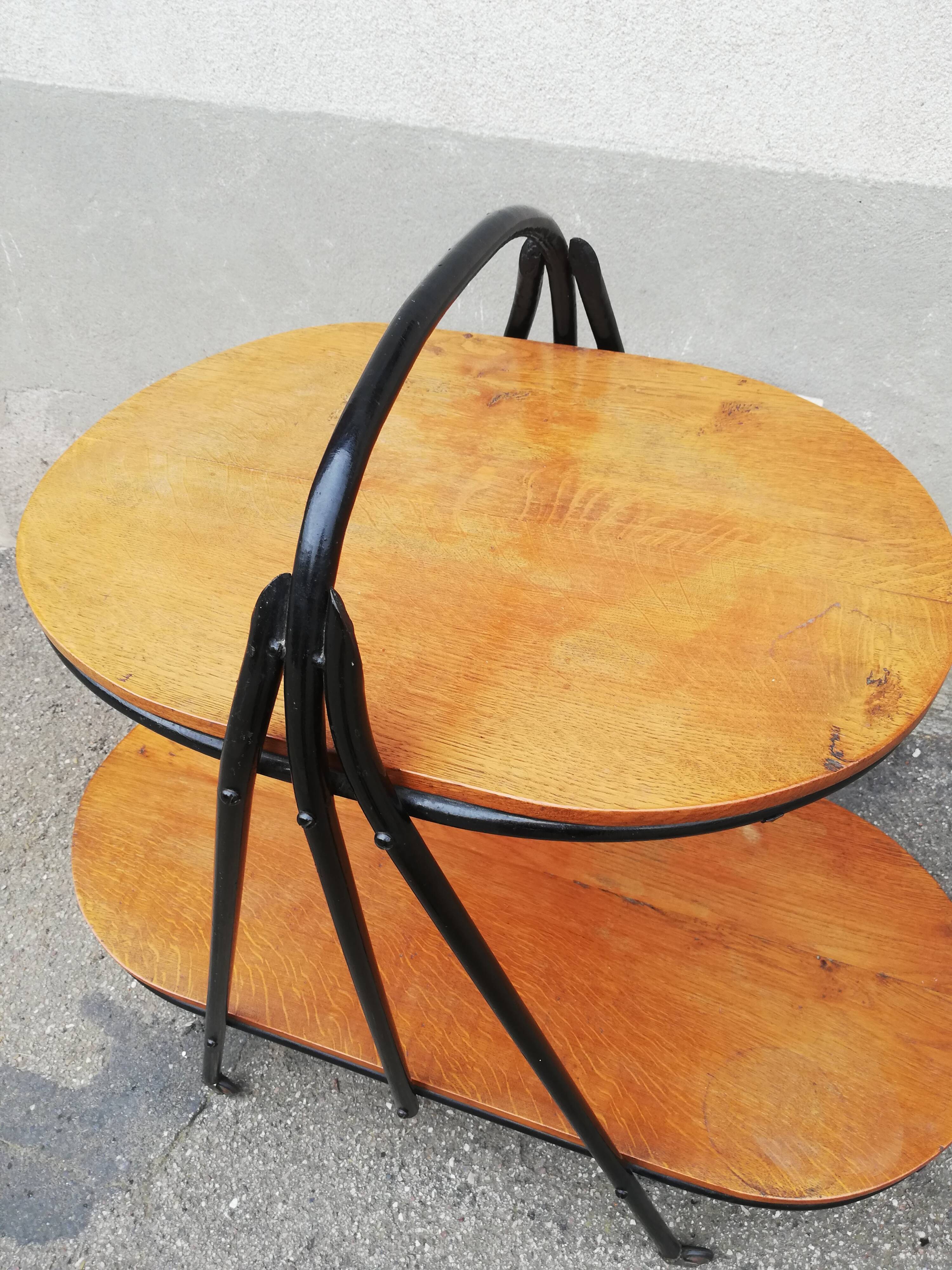 Service vintage oval trays