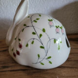 Set of 4 vintage earthenware pieces for bathroom