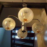 Delmas chandelier with Mazzega globes