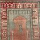 Vintage turkish oushak rug 150x86 cm carpet