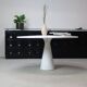 Angelo Mangiarotti ‘M1’ Dining Table in Solid Carrara Marble