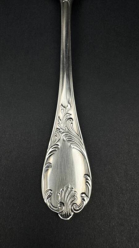Christofle Marly fish serving fork no. 80, silver-plated, new from the 1980s.