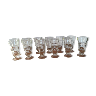 Milkshake glasses Stemmed ice cream cups