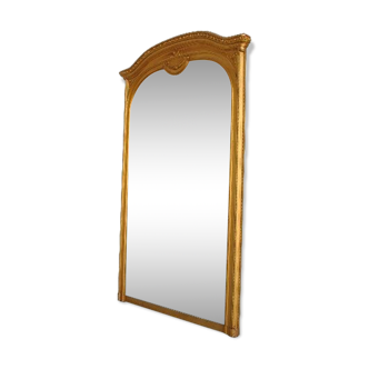 Mirror Louis XVI gilded stucco XIX 133x216cm style