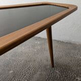 Table basse tripode forme libre, Charles Ramos, France, 1950