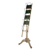 Antique English Rotating Newspaper, Magazine & Book Stand, 20th Century