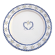 Vintage flat plates - porcelain - 8 pieces - 1970-80