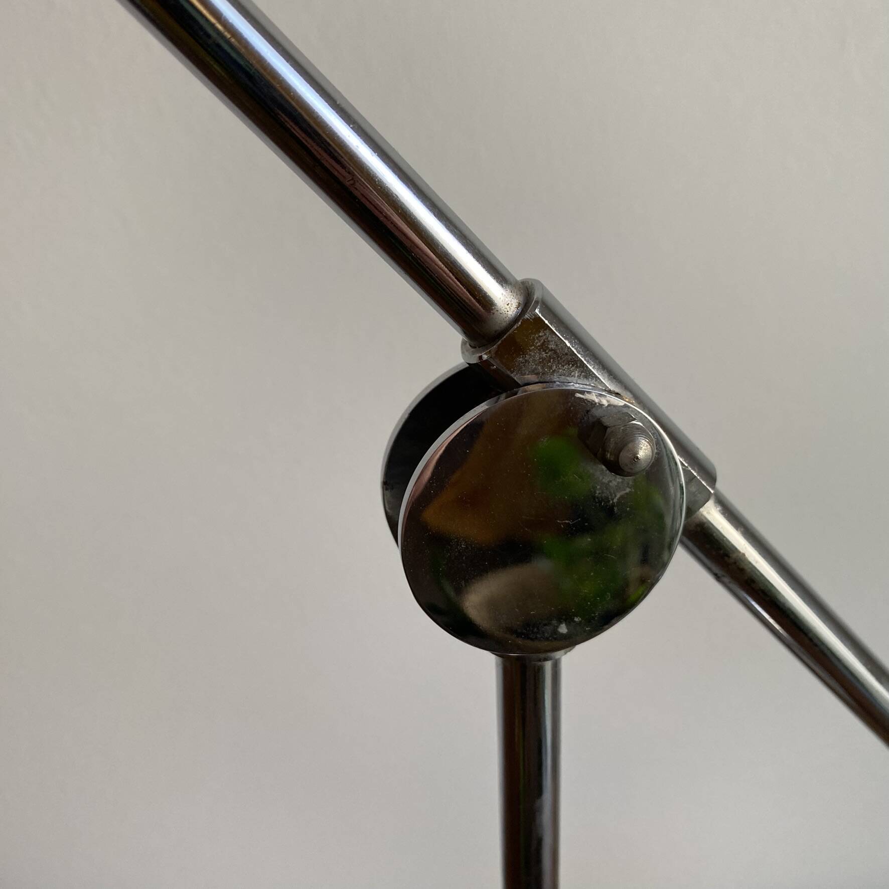Aluminor chrome balance desk lamp in Space Age style